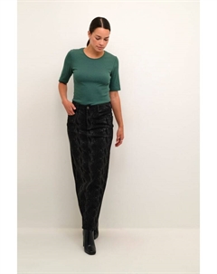 Юбка длиной до колена, глубокий черный Kaffe