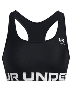 Спортивный бюстгальтер Ua Hg Mid Branded, черный Under armour