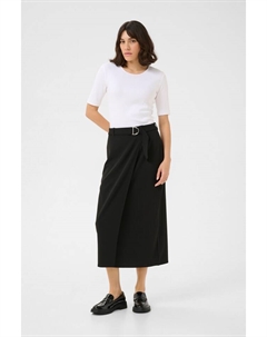 Юбка длиной до колена, глубокий черный Kaffe