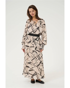 Юбка длиной до колена, цвет feather gray/black graphic Kaffe