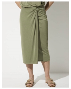Юбка длиной до колена, оливковый More&more