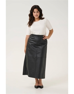 Юбка длиной до колена, глубокий черный Kaffe curve