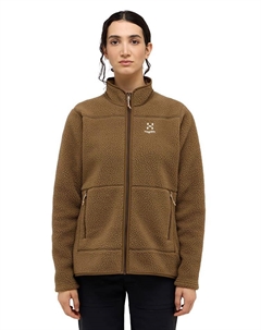 Флисовая куртка Mossa Pile, светло-коричневый Haglöfs