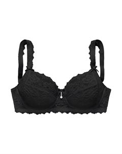 Бюстгальтер на косточках, черный Lascana