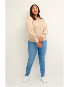 Кардиган, цвет feather gray melange Kaffe curve