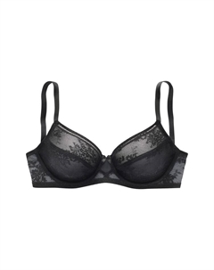 Бюстгальтер на косточках, черный Lascana