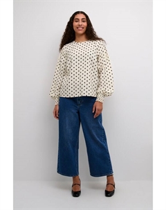 Блузка, цвет chalk/black dot Kaffe