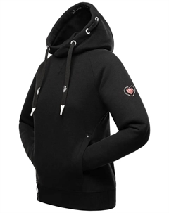 Толстовка с капюшоном "Love Mouse", уютная женская толстовка на толстых кулисках, черный Navahoo