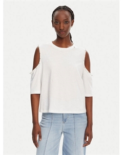 Блузка обычного кроя WA5183 JS923 11110, белый Liu jo