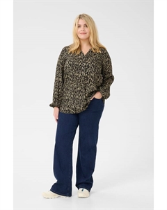 Блузка, цвет black/elephant graphic lines Kaffe curve