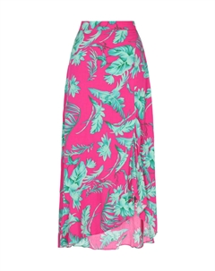 Юбка длиной до колена, цвет pink turquoise Izia