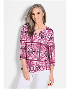 Блузка, цвет pink/gemustert Goldner