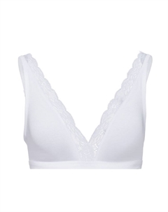 Бюстгальтер без косточек, белый Hanro