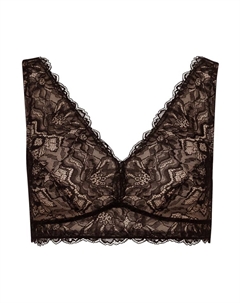 Бюстгальтер без косточек, черный Hanro