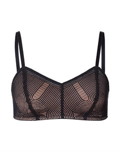 Бюстгальтер без косточек, черный Hanro