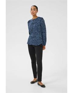 Блузка, цвет midnight/blue graphic dot Kaffe