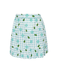 Мини-юбка, цвет turquoise multicolor Mymo