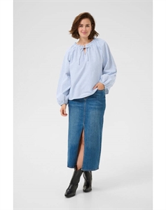 Блузка, цвет blue/white stripe Kaffe