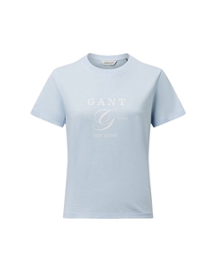 Футболка, светло-синий Gant