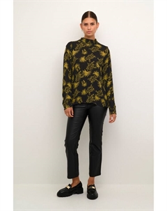Блузка, цвет black/green moss Kaffe