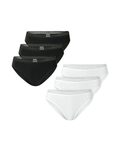 Трусы, цвет schwarz-weiß Schiesser