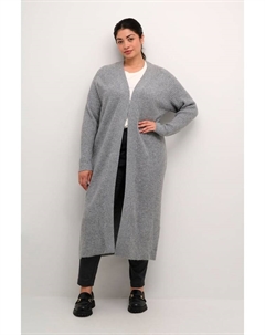 Кардиган, серый меланж Kaffe curve