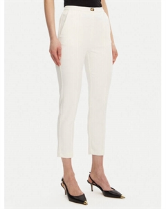 Брюки прямого кроя PA-076-51E2-V280, белый Elisabetta franchi