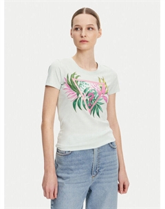 Облегающая футболка W5GI07 J1314, бирюзовый Guess