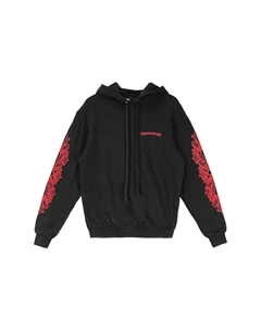 Толстовка унисекс черная, черный Chrome hearts