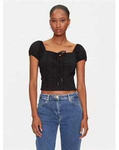 Облегающая блузка W5GP13 KCVA1, черный Guess