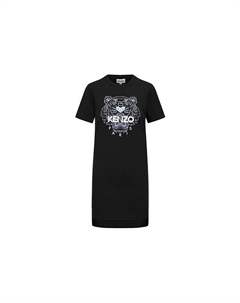 Женское платье с короткими рукавами и шортами, цвет Black Kenzo