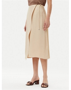 Юбка миди стандартный крой Vamarni 50538116, бежевый Boss