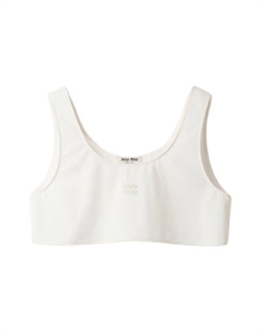 Жилет женский белый Miu miu