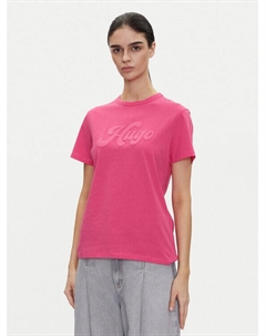 Футболка обычного кроя Damacia_4 50539101, розовый Hugo