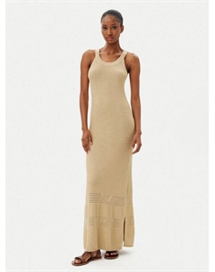 Летнее платье облегающего кроя BC199, бежевый Selmark