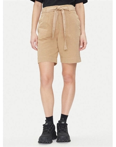 Шорты свободного кроя из ткани N Nice W NP0A4IEX, бежевый Napapijri