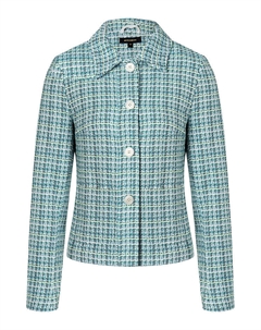 Блейзер, цвет türkis/weiß More&more