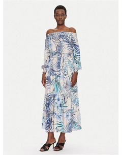 Летнее платье стандартный крой W5GT16 WH9Z2, бежевый Guess