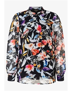 Блузка, цвет schwarz/bunt More&more