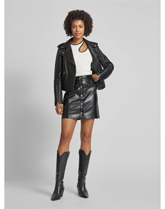 Мини-юбка из искусственной кожи, модель «CAROLA», черный Guess