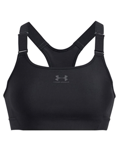 Спортивный бюстгальтер Ua Heatgear High, черный Under armour
