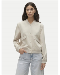 Куртка-Бомбер стандартный крой Amala 10307303, бежевый Vero moda