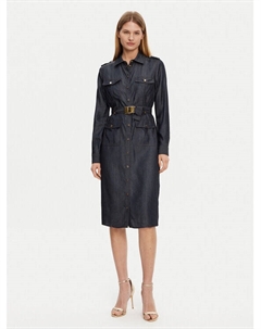 Платье на каждый день стандартный крой 5GGK05 7295A, синий Guess