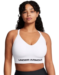 Спортивный бюстгальтер Vanish Seamless Low Bra, белый Under armour