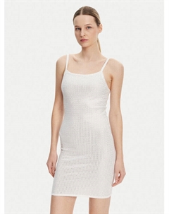 Трикотажное платье обычного кроя W5GK45 Z3MN2, белый Guess