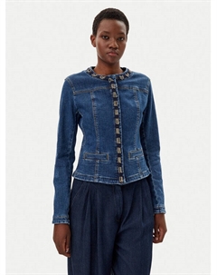 Джинсовая куртка обычного кроя UA5135 D4448, синий Liu jo
