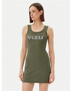 Платье облегающего кроя для повседневной носки V5GK06 K8RT2, зеленый Guess
