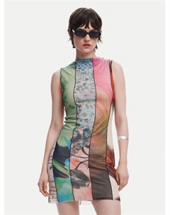 Платье облегающего кроя для повседневной носки St. Johns 25SWVK01, мультиколор Desigual