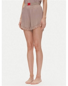 Свободные пижамные шорты Red Label Lace_Short 50531629, коричневый Hugo