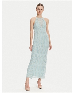 Коктейльное платье облегающего кроя W5GK66 KCT80, голубой Guess